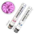12" Pink Confetti Cannons