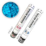 12" Blue Confetti Cannons