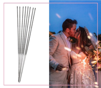 Wedding Celebration 18 inch Sparklers 20 Gold Marriage Direct Sparklers