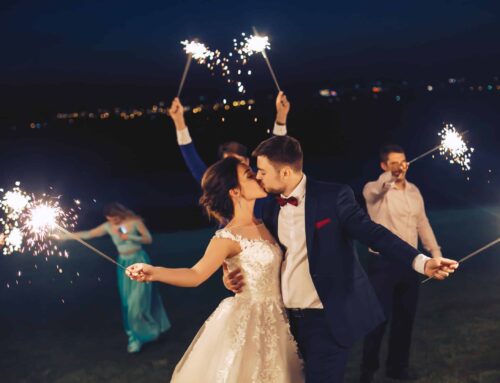 How to Use Sparklers Safely at Your Wedding