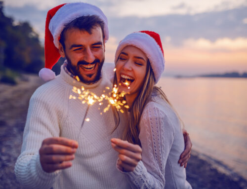 How to Use Sparklers in Your Christmas Card Photoshoot