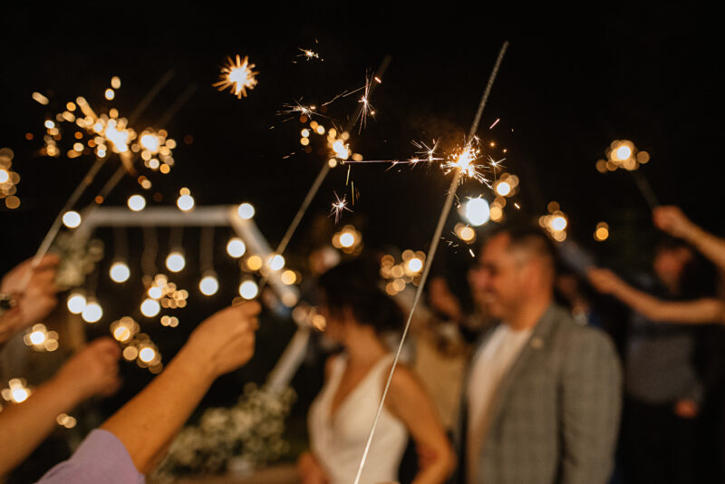 The Benefits of Using Long Sparklers for a Memorable Wedding Exit
