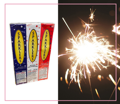 Patriotic USA Sparklers Fourth July 4th Direct Sparklers