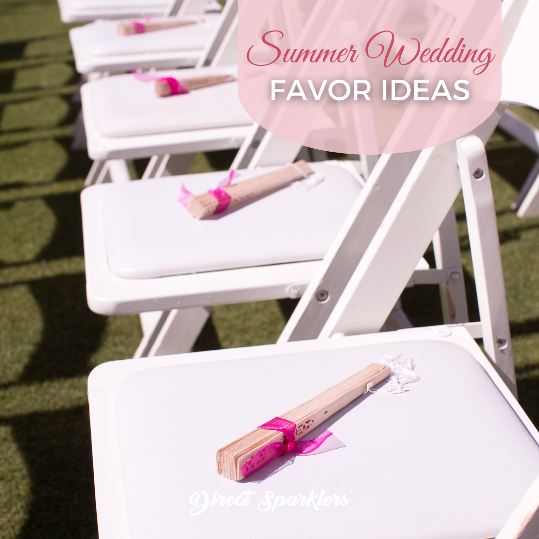 wedding-chairs-with-fans-sitting-on-each-chair-for-wedding-guests
