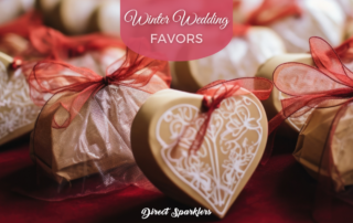 winter wedding favors